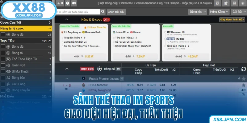 Thể Thao XX88 - Sảnh Cược Đa Dạng, Tỷ Lệ Kèo Tốt Nhất 7 Khám phá sảnh thể thao XX88 IM Sports